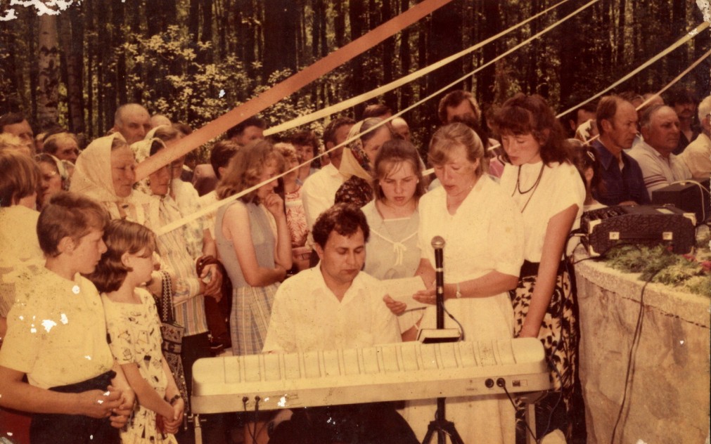 Poświęcenie pomnika 5 czerwca 1988 roku